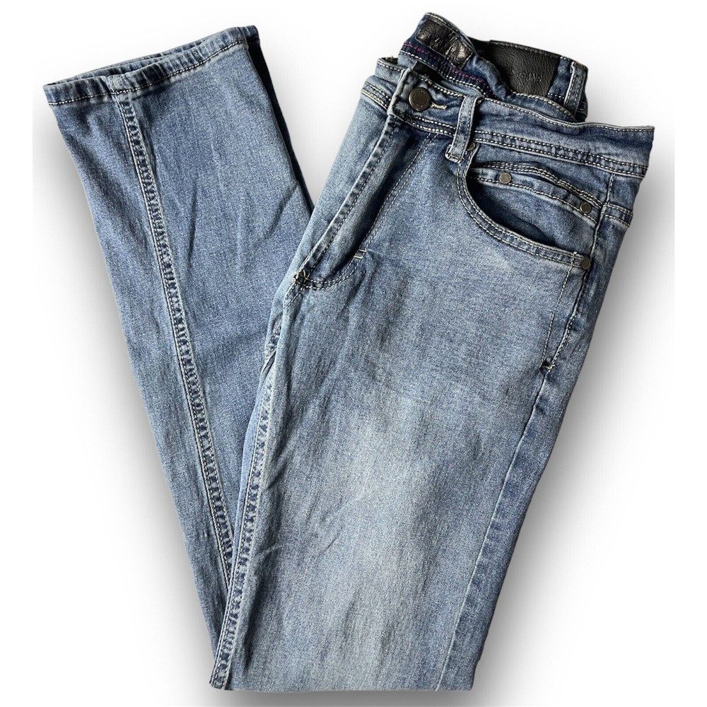 Steve’s Jeans Skinny Fit Stretch Denim Blue Jean Pants Mens Size 30x32